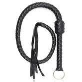 Premium Leather Flogger with Wrist Strap